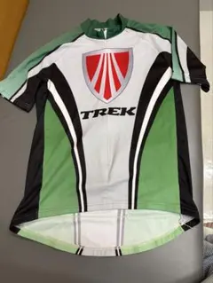 TREK サイクルジャージ 半袖 グリーン ホワイト ブラックのサムネイル