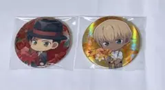 ［名探偵コナン］安室透 赤井秀一 缶バッジ Flower ホログラム スペシャル