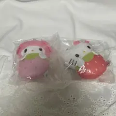 サンリオ いちごおくるみマスコット キティ マイメロ