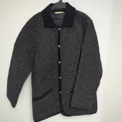 《BEAMS》ダークグレー キルティングジャケット