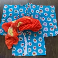 果物柄 浴衣セット 110