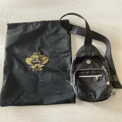 Orobianco ブラック ボディバッグ