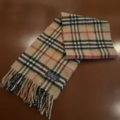 【美品】Burberry's ノバチェック柄 マフラー 100%ラムウール