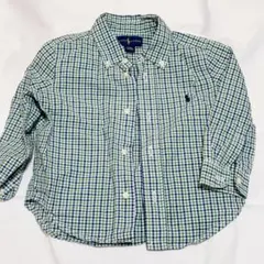 Ralph Lauren チェック柄長袖シャツ 24M