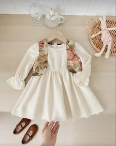 ワンピース 2-3Y ベビードレス90cm