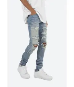 【あんこ様専用】 mnml 29 ダメージ加工デニム スキニーフィット