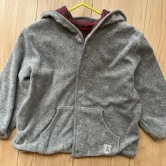 95センチ　フード付き　グレー　パーカー