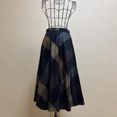 ビンテージ　90年代　サイズF プリーツ　起毛スカート