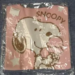 スヌーピー　ニットトートバッグM　ピンク　エコバッグ