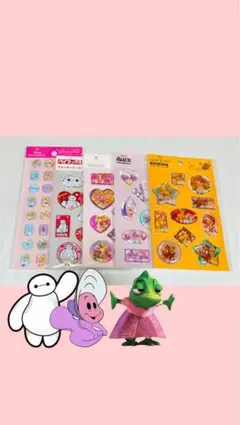 み*。様 ディズニーキャラクター ステッカー 5シートセット ウォーターシール