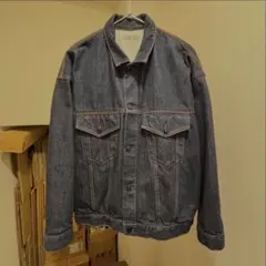 RDP様】MUJI Labo 紳士 再生ポリエステルデニムジャケット 黒 - メルカリ