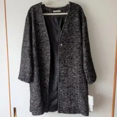 Natural Beauty Basic ヘリンボーン ロングコート