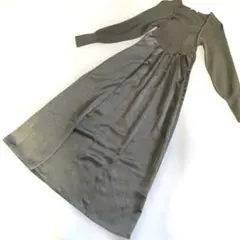 FRAY I.D ニットコンビロングワンピースフリーサイズ