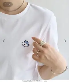 [ 11ぴきのねこコラボ ] 刺繍Tシャツ [C7848]