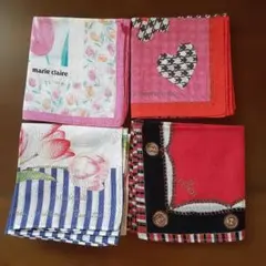 ブランドハンカチ４枚セット