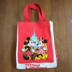 東京ディズニーランド 25周年 復刻デザイン トートバッグ