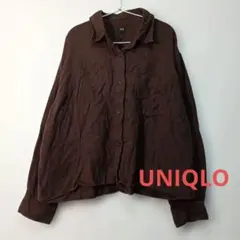 美品✨️ UNIQLO ユニクロ フラネルボクシーシャツ XL