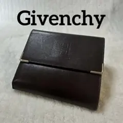 オールドジバンシィ がま口 本革三つ折り財布 4Gロゴ スペイン製 レザーのサムネイル