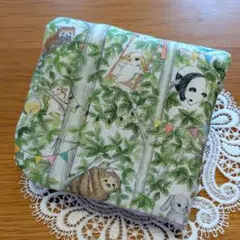 ふわふわガーゼハンカチ⭐️ユキエモン　メリーパーク　ホワイト☆fuwaraうさぎ