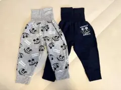 【西松屋】ミッキーマウス ベビー パンツ 80cm 2枚セット