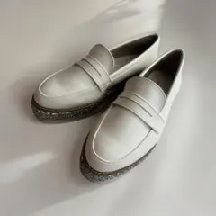 ダイアナ グリッター厚底ローファー