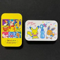ポケモン プチ缶　コレクション アートセレクション　２個セット 缶のみ