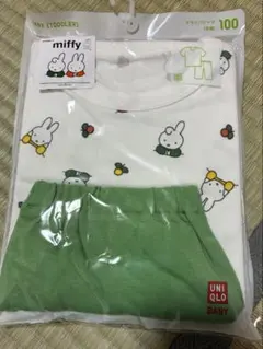 ユニクロ　半袖パジャマ　ミッフィー　100