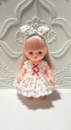 メルちゃん　いちごフリルワンピース2点セット