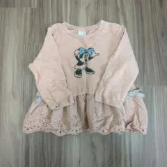 ミニーキャラクター長袖トップス