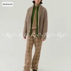4/30までお値下げ中】新品未使用 AURALEE モヘアシャギーコート 0