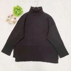 【フリークスストア】 タートルネックニット （F） ブラック 着回し 長袖