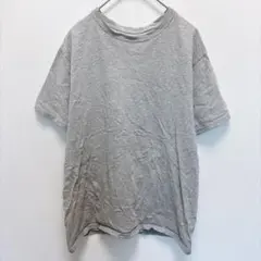 フルーツオブザルーム 無地 Tシャツ クルーネック 半袖 XL 灰 綿混のサムネイル