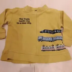 klädkåp 電車刺繍 トレーナー 100