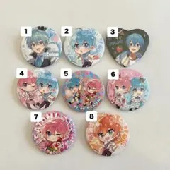 すとぷり ころん さとみ ジェル 缶バッジ