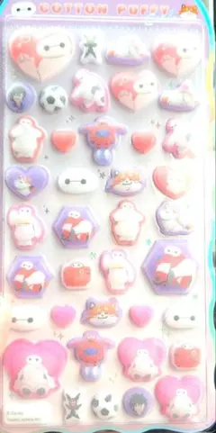 ベイマックス　もこもこ立体シール