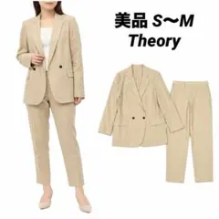 【美品】Theory セットアップ リネン S〜M ストレッチ　ベージュのサムネイル
