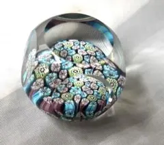 Murano Glass ペーパーウェイト ミルフィオリ - メルカリ