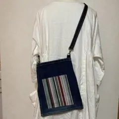 ハンドメイドデニムリメイクバッグ