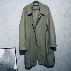 UNIQLO ブロックテックステンカラーコート XXL オリーブ