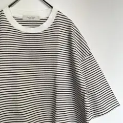 【日本製】PUBLIC TOKYO パブリックトーキョー ボーダーT M相当のサムネイル