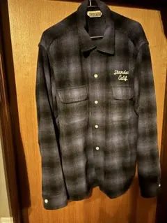 Standard California 21AW オンブレWOOL シャツブルーのサムネイル