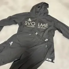 SVOLME ブラック ピステ・ウィンドブレーカー