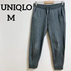人気✨ UNIQLO 【M】 ユニクロ グレー スウェットパンツ 裏起毛 冬