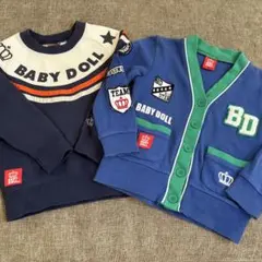 BABYDOLL☆トレーナー カーディガン☆100サイズのサムネイル