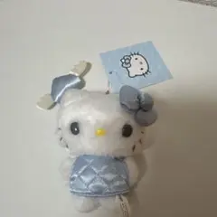 ハローキティ マスコットホルダー ミニチュアキルト ブルー - メルカリ
