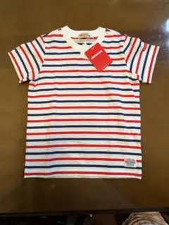 ミキハウス ボーダー 半袖Tシャツ 100cm【新品、未使用】のサムネイル