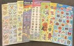 ポケモン　たまごっち　アンパンマン　シール　8枚セット