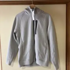 UNIQLO フルジップ パーカー L ライトグレー