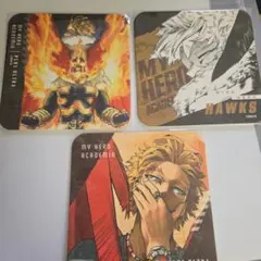 僕のヒーローアカデミア ホークス　アートコースター　3枚セット