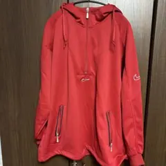 90 銀タグ　NIKE ナイキ ハーフジップ トラックジャケット レッド　XL